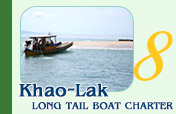 Long tail boat charter from Khao-Lak