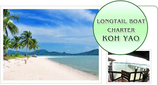 Long tail boat charter Koh Yao